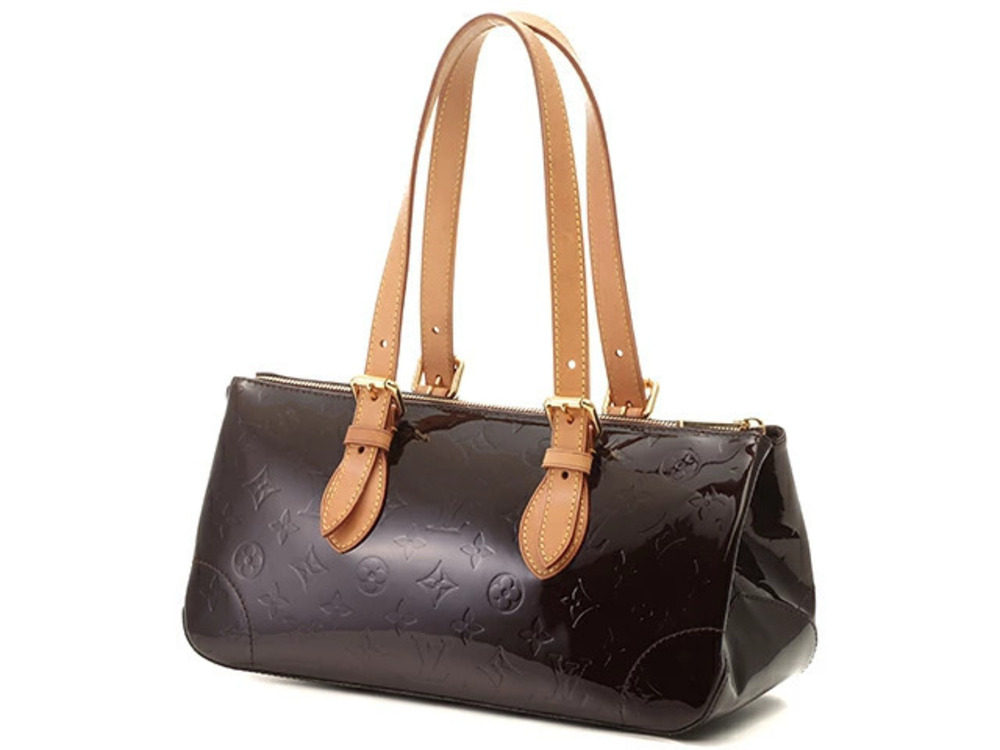 Louis Vuitton Vernis Rosewood Avenue Wine Red TK